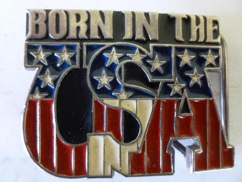 lot 78 image: Collectible Born In The USA pewter ...