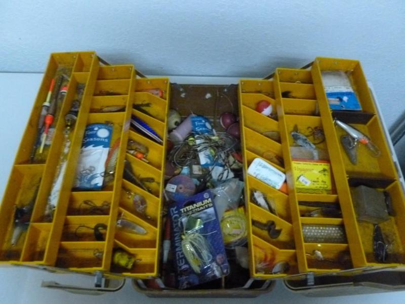 lot 86 image: Large Fenwick 5.6 tackle box loaded...