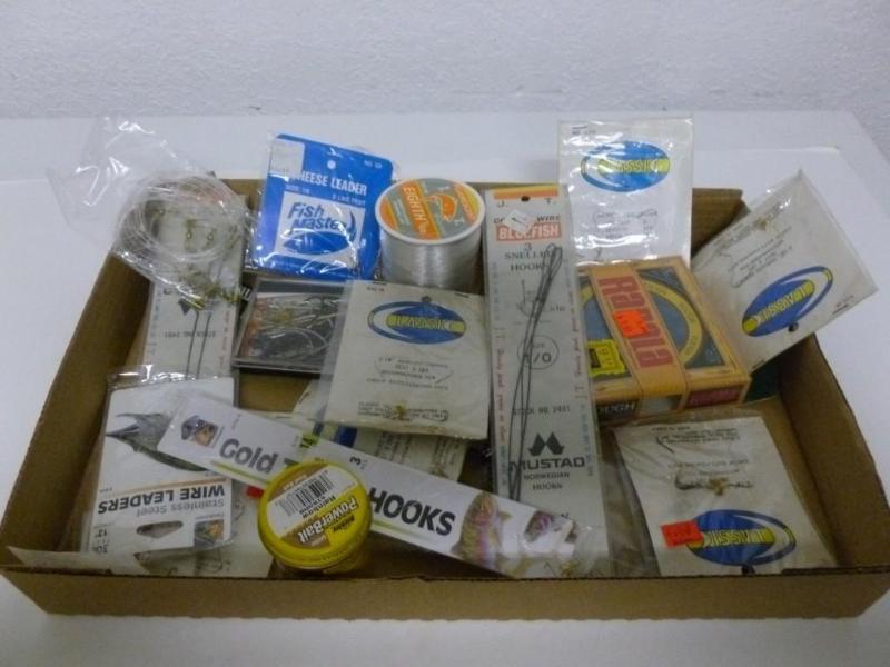 lot 90 image: Large lot of fishing related items....