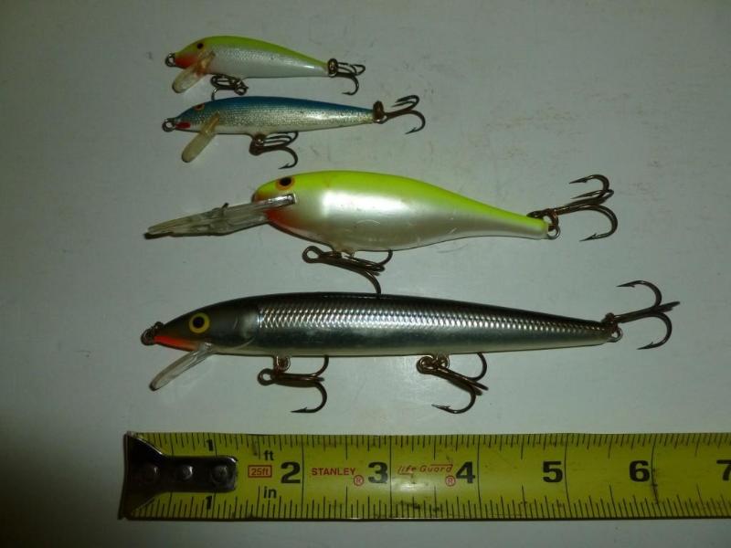 lot 96 image: Lot of four Rapala&nbspfishing cra...