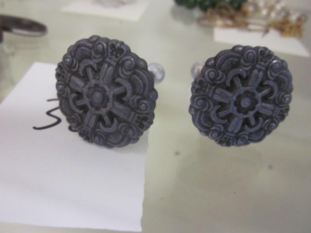 Pair of vintage metal dresser pulls...
