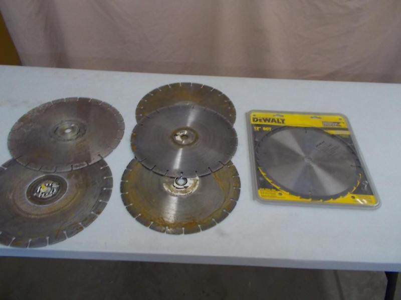 6 saw blades.&nbsp&nbsp 5 are 14&...