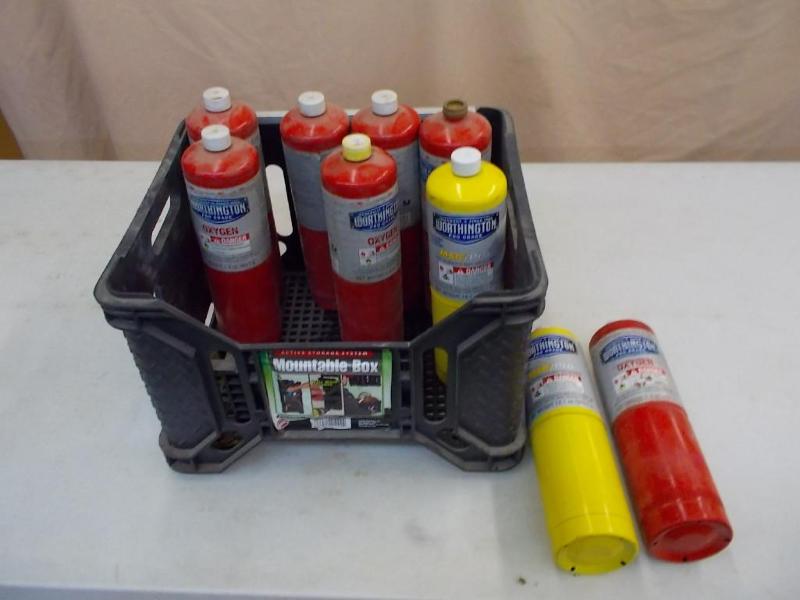 7 small bottles of oxygen&nbsp and...
