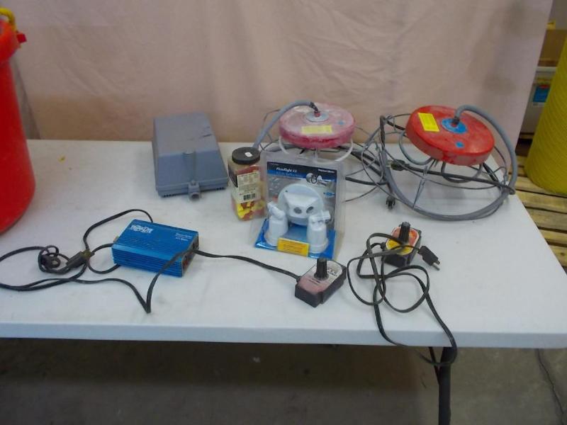 1 tub of electrical parts.&nbsp In...