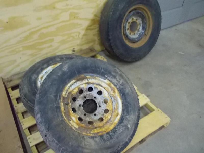 3 wheels and tires 1 - 8 hole for ...