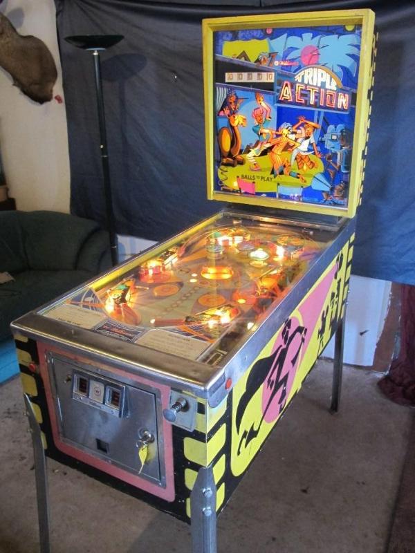 williams triple action pinball machine