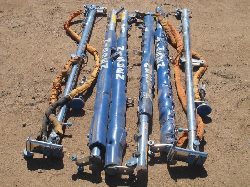 lot 43 image: Nissen Volleyball post system, remo...