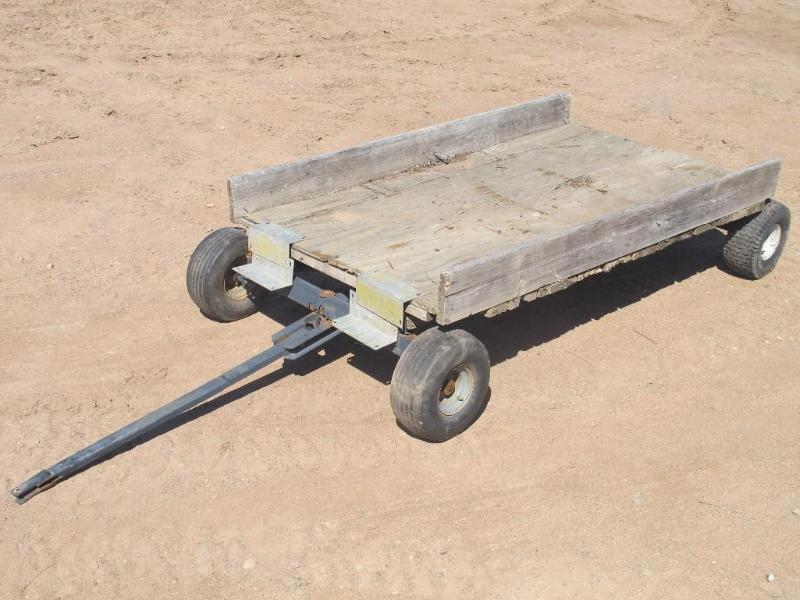 lot 50 image: Homemade yard wagon, 80&quotx47...