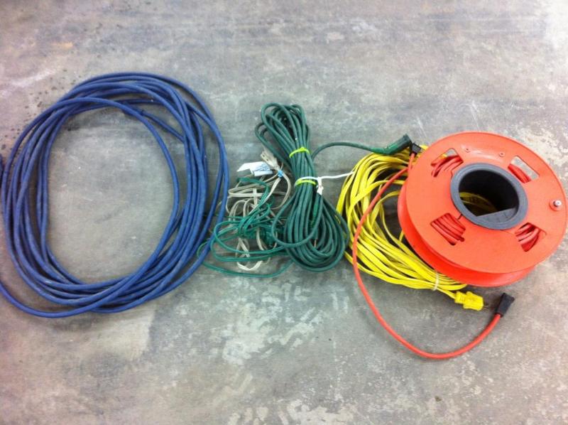 Extension cords...