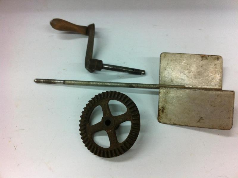 Parts for 4 quart butter churn....