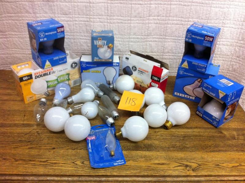 Lightbulbs - as shown...