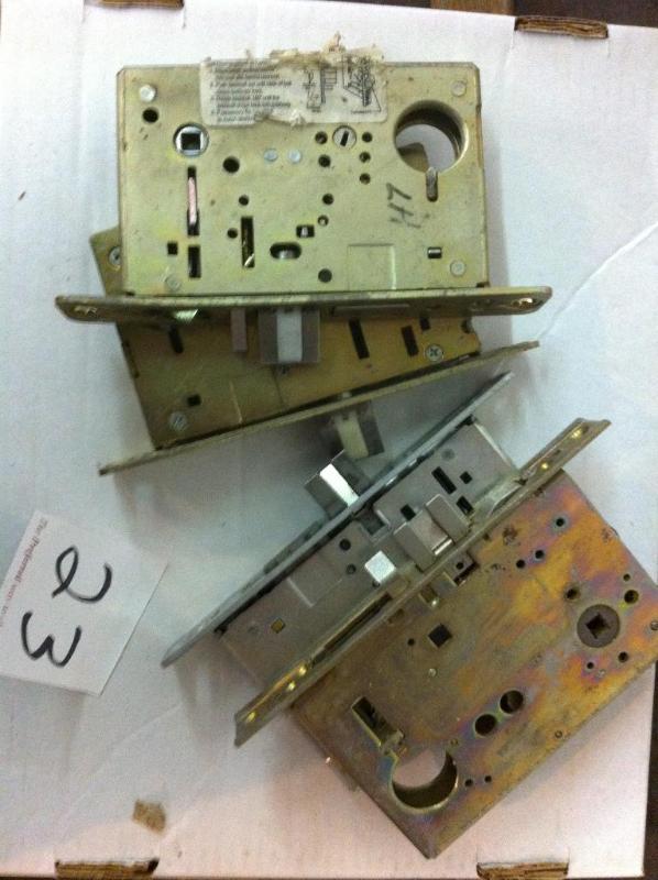 Commercial lock parts...