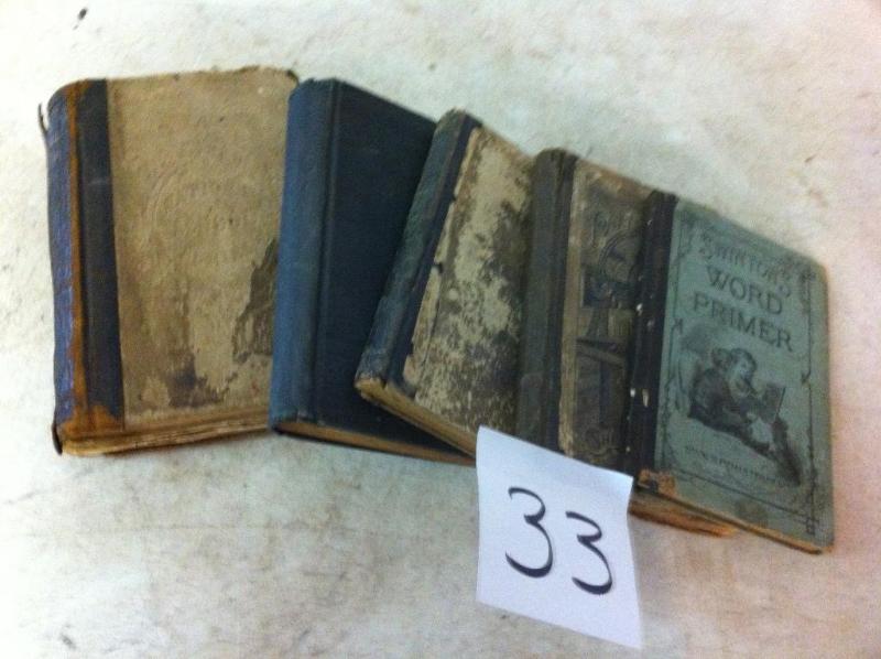 Antique books from the late 1800s....