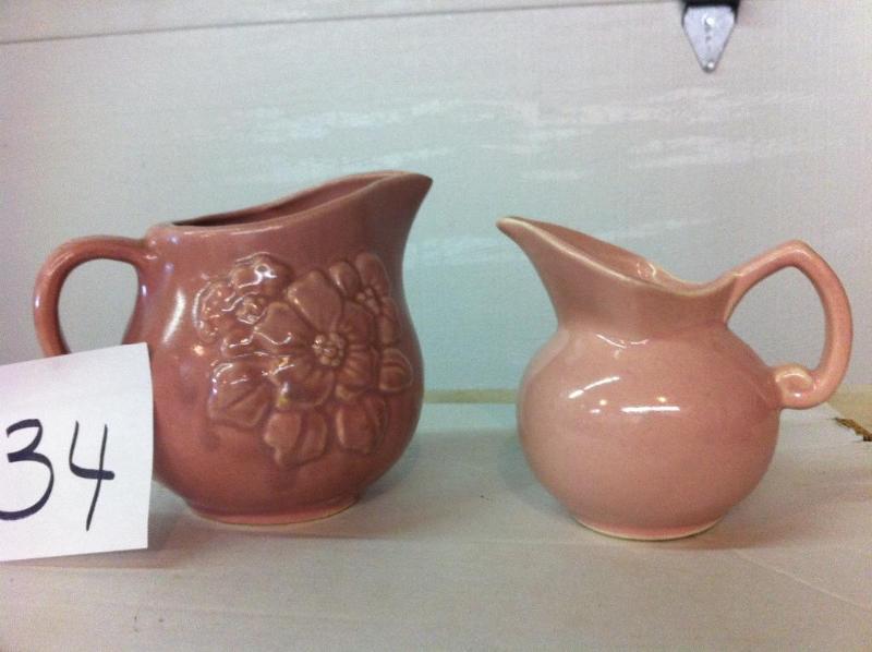 USA Pottery pitchers. 4&quot and 5...
