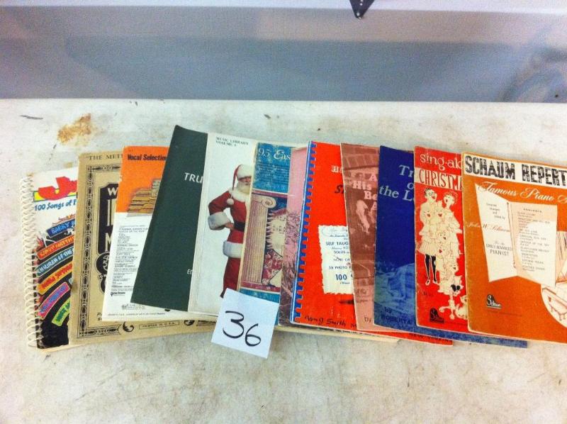 Vintage sheet music....