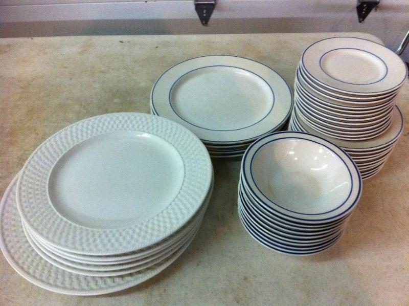 Heavy stoneware dishes....
