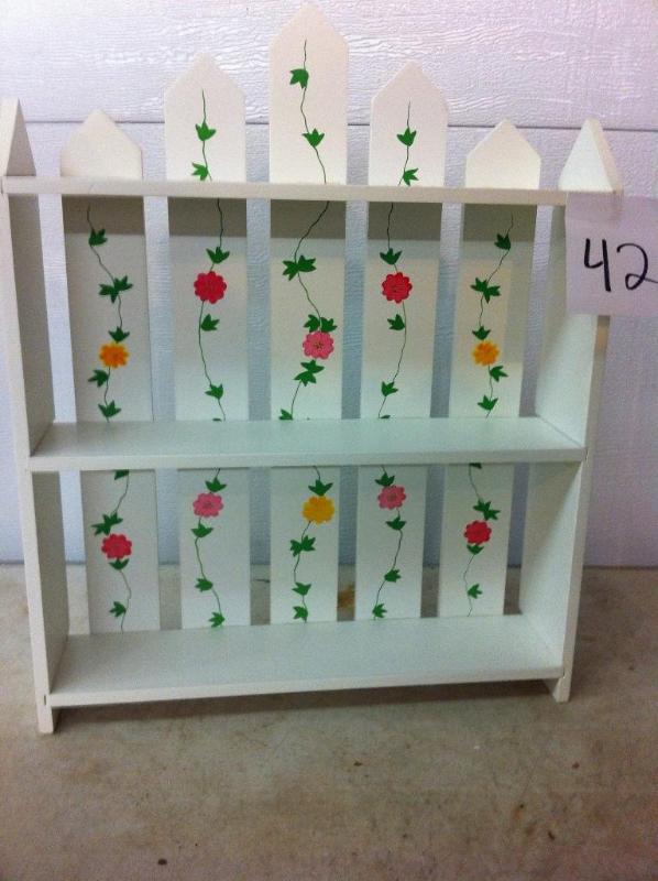 New 3 shelf knick-knack. Hangs on w...