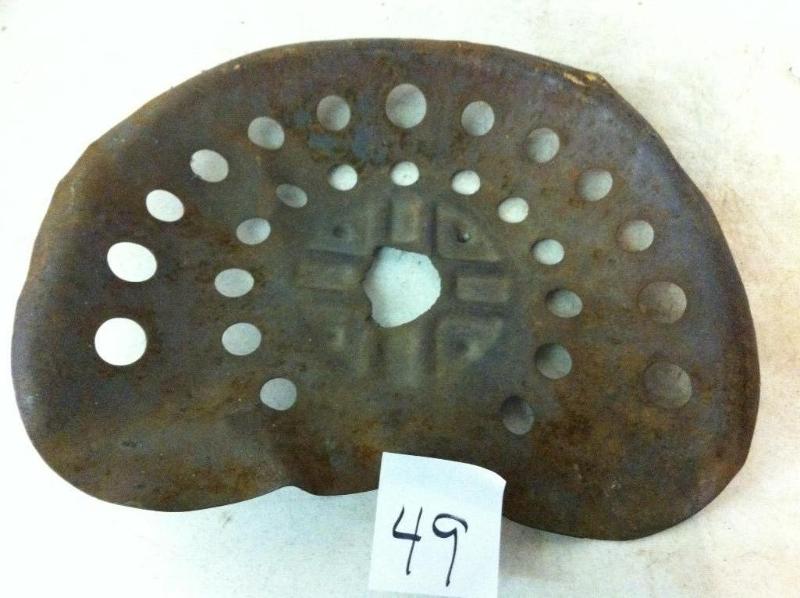 Steel tractor seat....