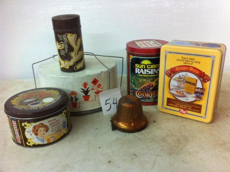 Retro shabby tins....