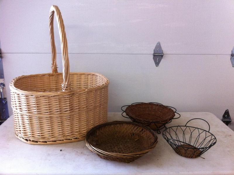 Baskets. The handled basket is 28&q...