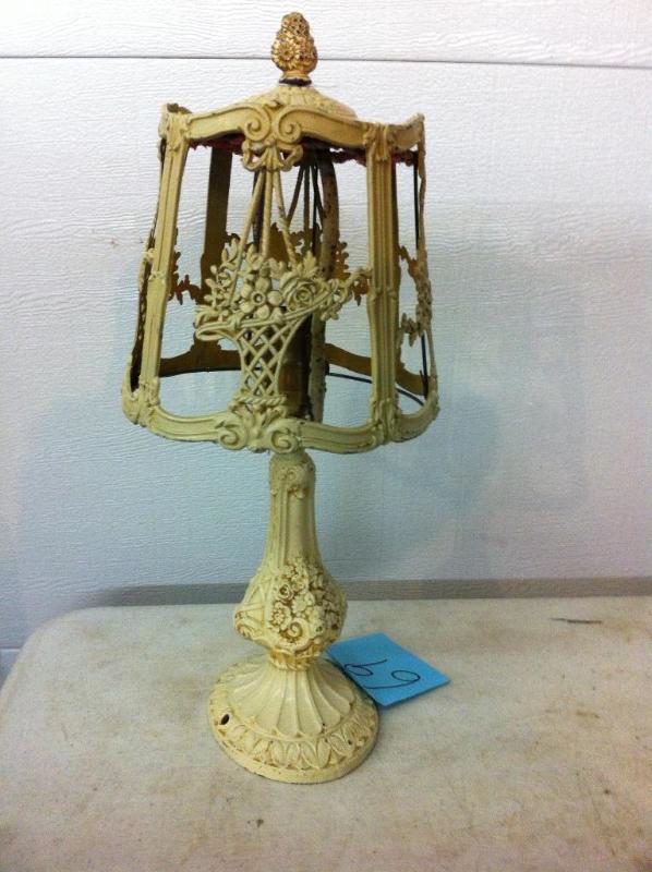 Cast iron lamp. 1922 Pittsburg Lamp...