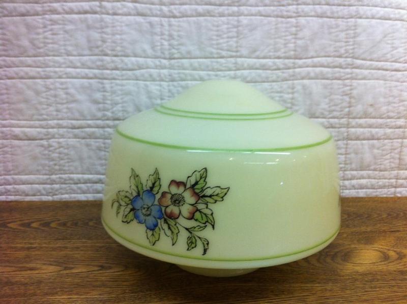 Vintage light fixture cover. 7&quot...