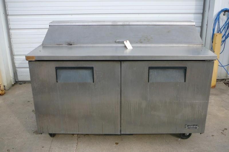 True stainless steel Makeline table...
