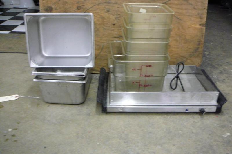 4 Stainless Steel Steam table pans ...