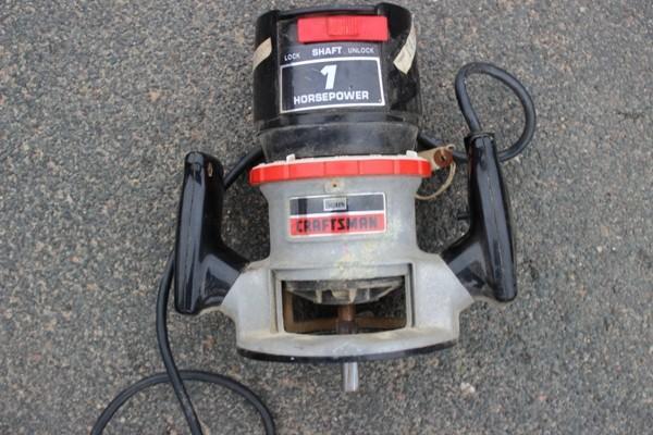 lot 59 image: Sears Craftsman Router 1 HP Motor ...