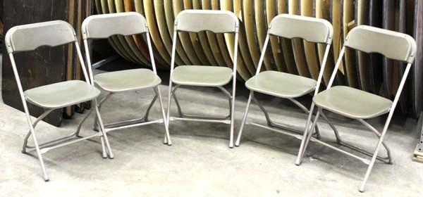 lot 82 image: MIDAS Folding Chairs  LOT&nbs...