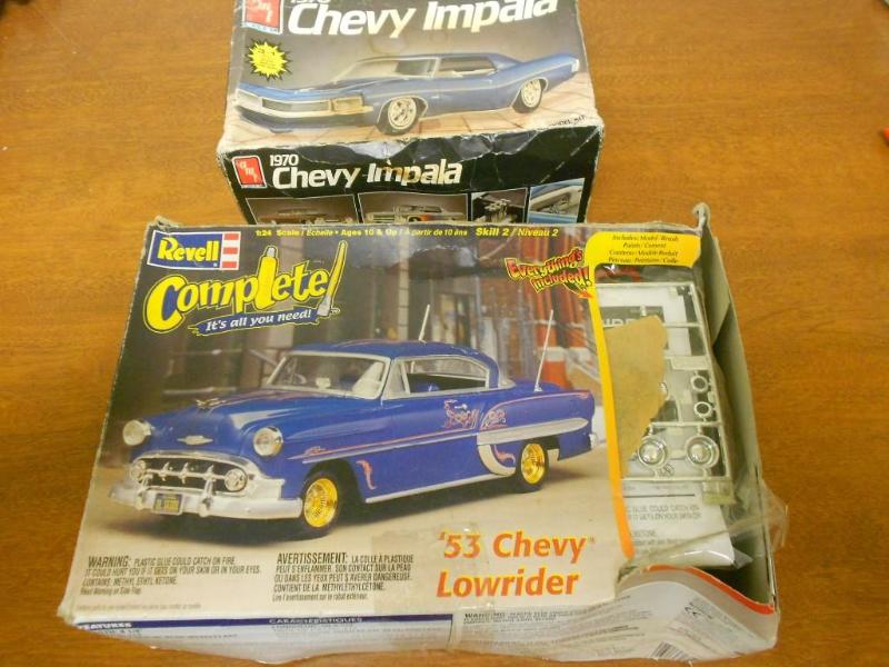 Pair of model kits. &nbsp1953 Chev...