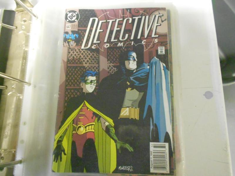 Batman Detective comic books....