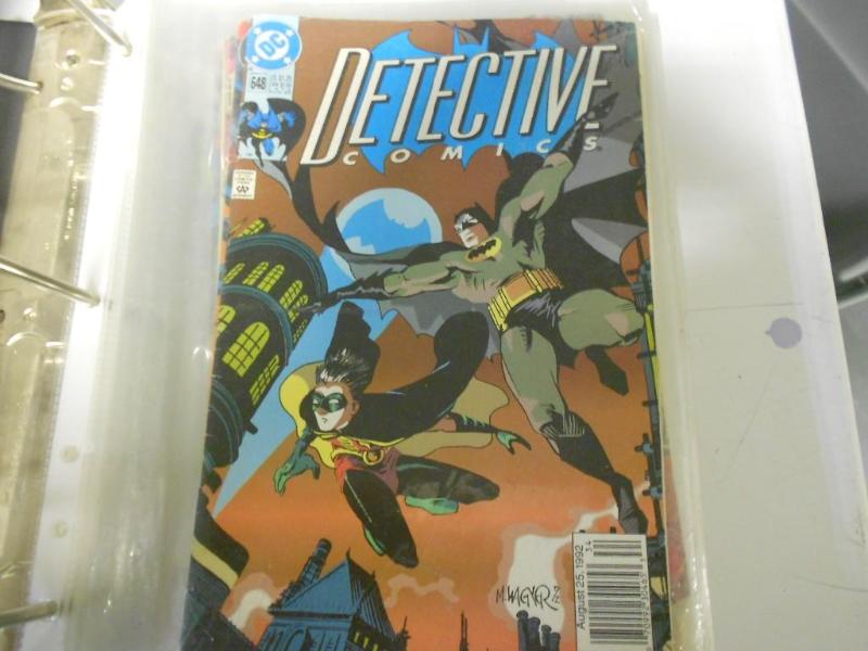Batman Detective comic books....