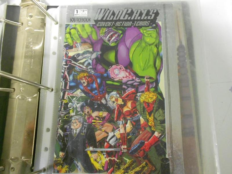 Sourcebook Wild Cats comic book....