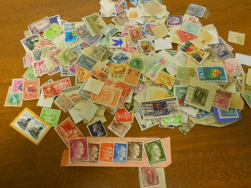 Vintage Hitler portrait stamps from...