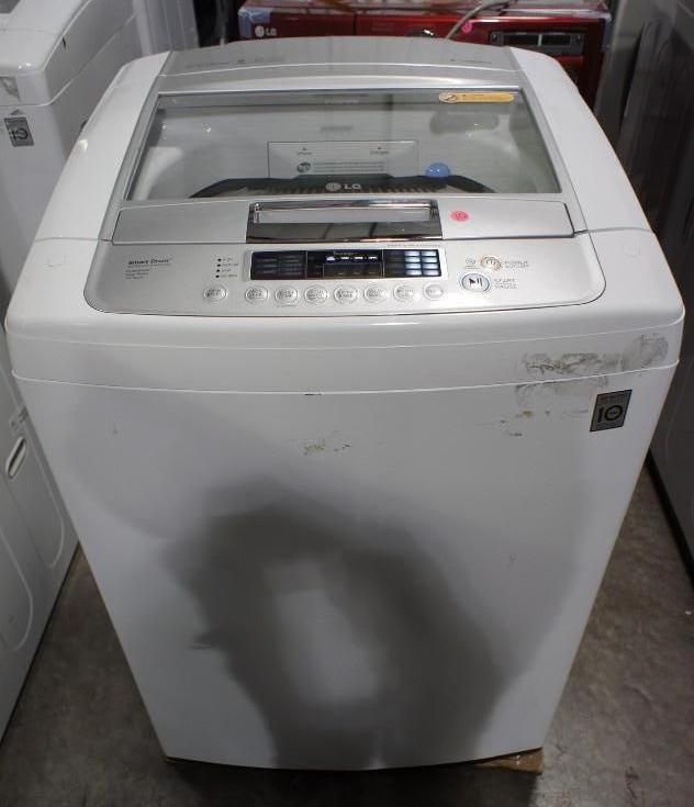 lot 10 image: LG Washer Used (WT1201CW) LG top-l...
