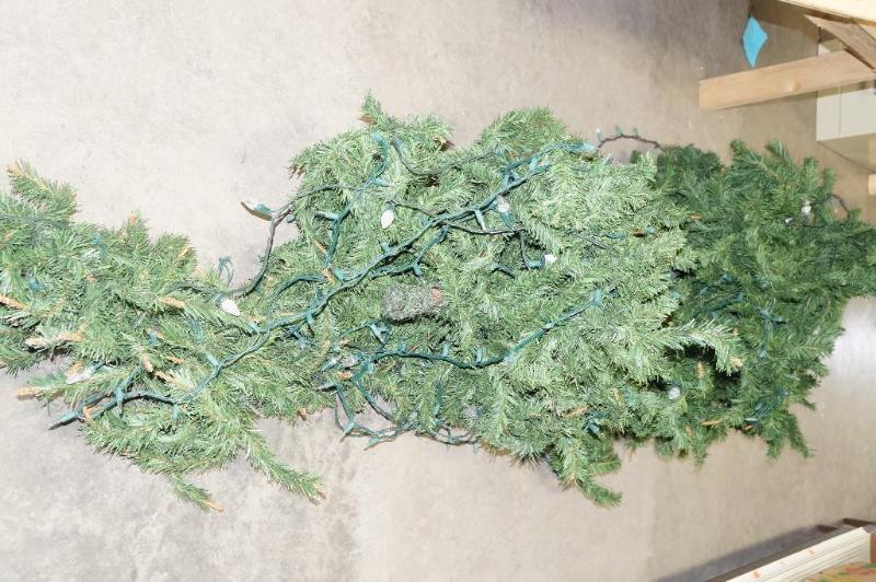 lot 11 image: Artificial Christmas tree. Lights i...