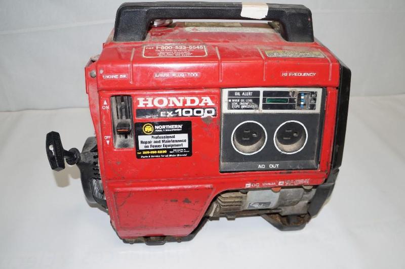 Honda Ex1000 Gas Generator This Ge Tools Printer Exercise Furniture More 8 K Bid