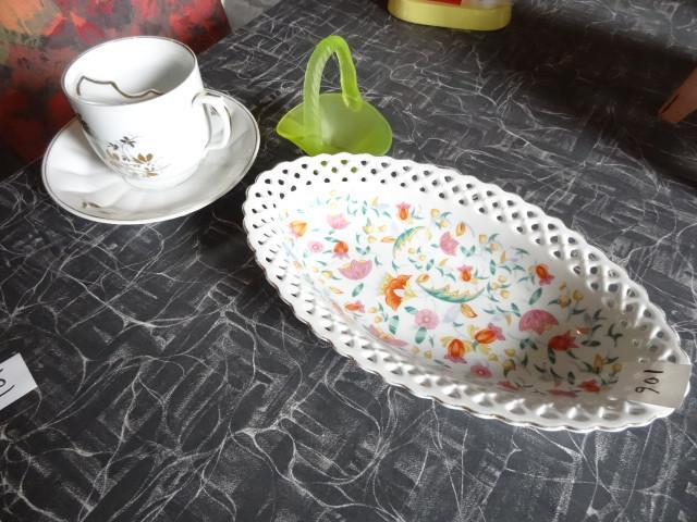 lot 106 image: Tray made in Germany. Coffee cup an...