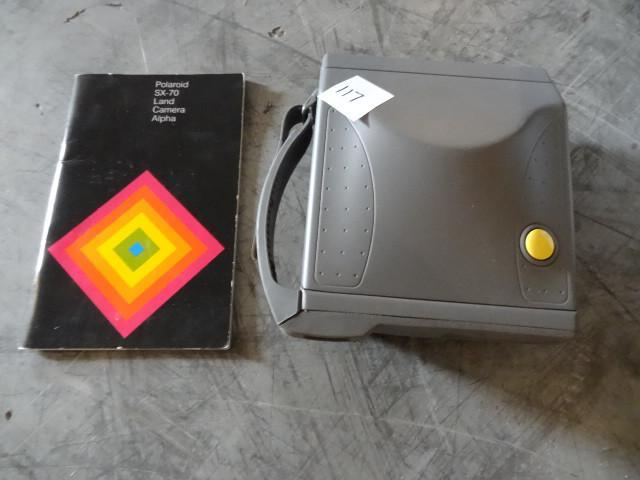 lot 117 image: Polaroid SX-70 land camera...