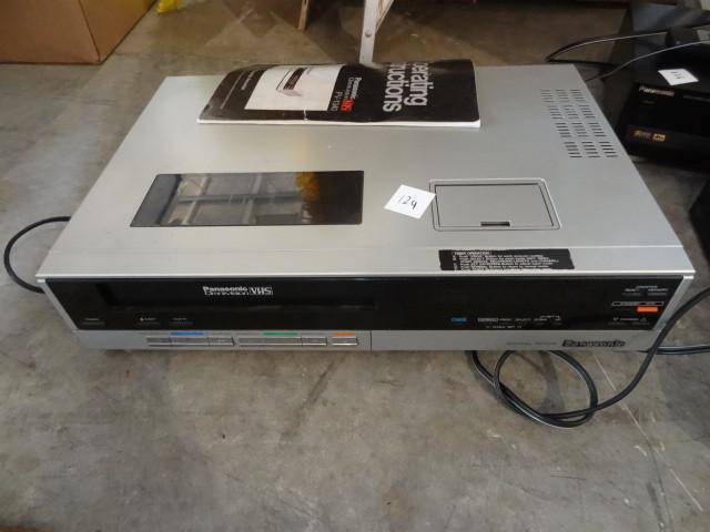 lot 124 image: Panasonic VHS player. PV-1340...