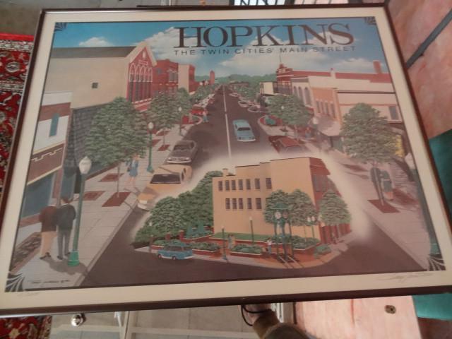 lot 25 image: Terry Jacobsen Hpokins print. Numbe...