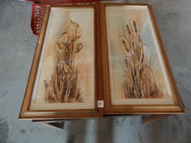 lot 28 image: 2 framed prints by M DeMAnn...