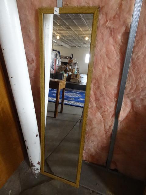 lot 32 image: 14 x 50 wall mirror...