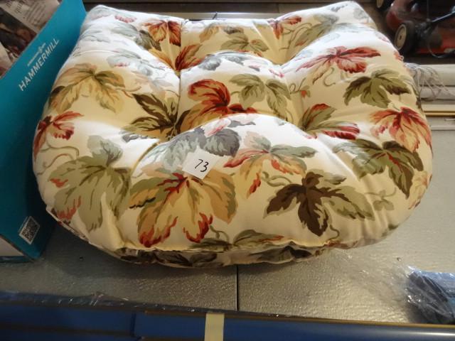lot 73 image: 2 chair cushions...