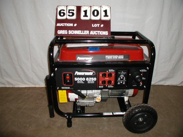 Powermate 6250 watt generator, 389 ...