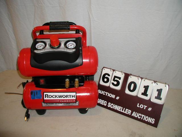 Rockworth air compressor, 1.5 hp, 4...