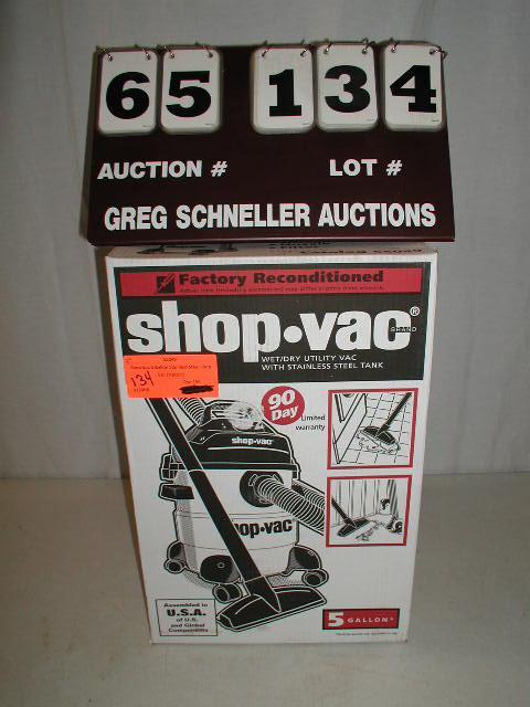 EZ 5 gallon Shop Vac with stainless...