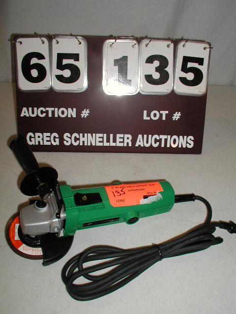 Hitachi 4&quot angle grinder, mode...