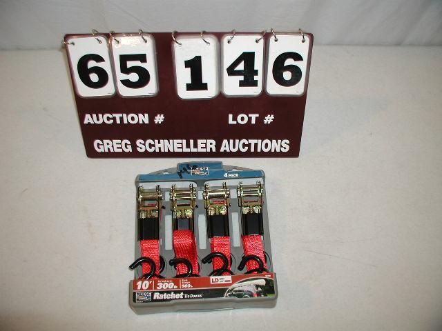 Reese 4 pc 1&quot x 10 ratchet ti...
